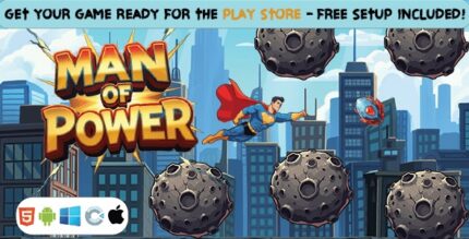 Man of power construct 3 game html5 admob c3p codermarket.jpg