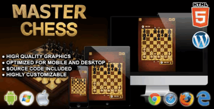 Master chess html5 board game codermarket.png
