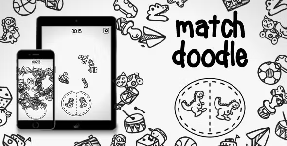 match-doodle-html5-game-codermarket.png Match doodle html5 game codermarket.png