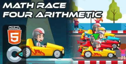 Math race four arithmetic html5 game c3p codermarket.png