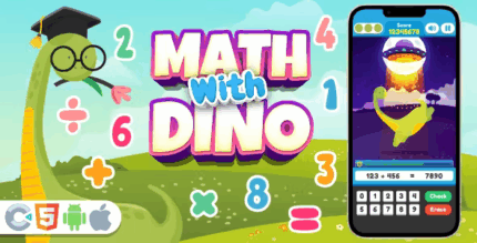 Math with dino html5 construct3 codermarket.png