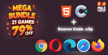 Mega bundle 21 html5 games 21 games with all source code codermarket.jpg
