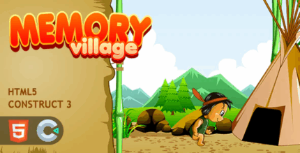 Memory village html5 construct 3 game codermarket.png