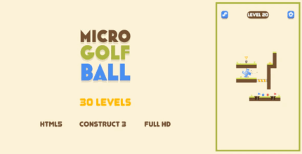 Micro golf ball html5 game construct3 codermarket.png