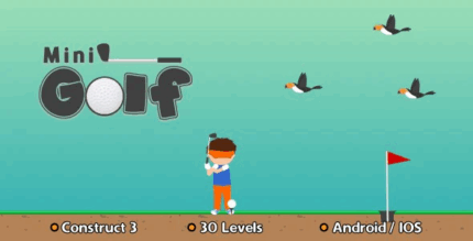 Mini golf html5 game construct 3 codermarket 1.png