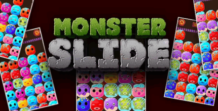 Monsters slide cross platform casual game codermarket.png