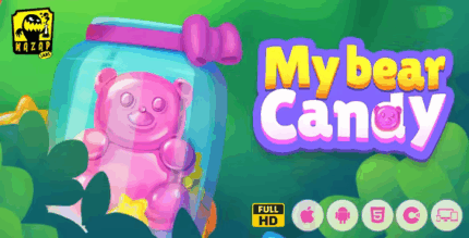 My bear candy match puzzle html5 game construct codermarket.png