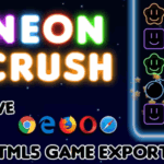 Neon crush construct 3 html5 game with c3p codermarket.png