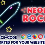 Neon rocket html5 construct 3 game with source code codermarket.jpg