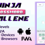 Ninja crossword challenge html5 game codermarket.png