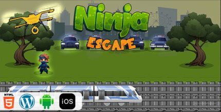 Ninja escape html 5 game codermarket.jpeg