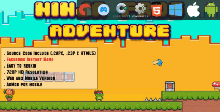Ninja frog adventure html5 game web mobile and fb instant games capx .png