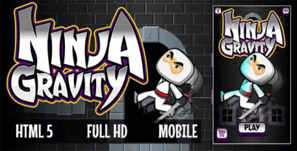 Ninja gravity endless runner adventure game no capx codermarket.png