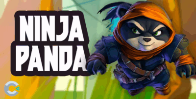Ninja panda html5 game construct 3 mobile web codermarket.png