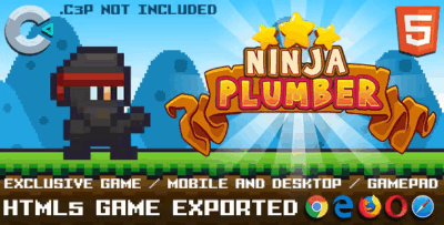 Ninja plumber html5 game codermarket.png
