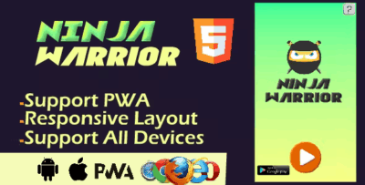 Ninja warrior html5 game codermarket.png