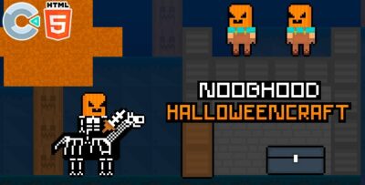 Noobhood halloweencraft html5 game construct 3 codermarket.jpg