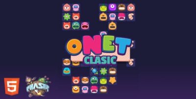Onet classic cartoon html5 game phaser 3 codermarket.jpg