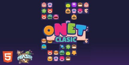 Onet classic cartoon html5 game phaser 3 codermarket.jpg