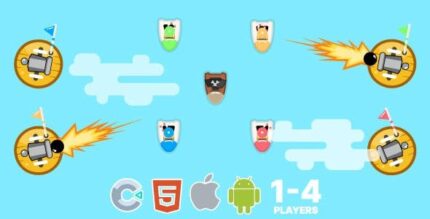 Pirates 1 4 player mode construct 3 c3p codermarket.jpeg