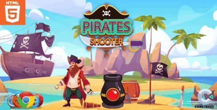 Pirates shooter casual game html5 codermarket.png