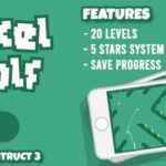 Pixel golf html5 game codermarket.jpeg