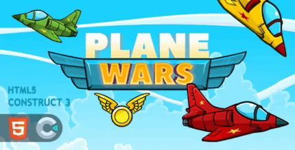 Plane wars construct 3 html5 game codermarket.png