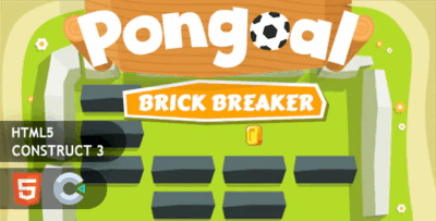 Pongoal brick breaker html5 construct 3 game codermarket.png
