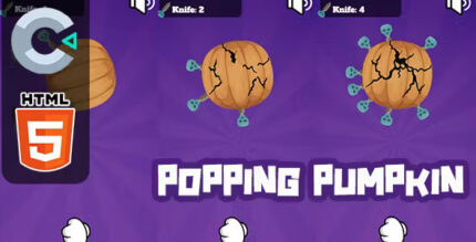 Popping pumpkin html5 game c3p codermarket.jpg