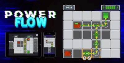 Power flow html5 game codermarket.png