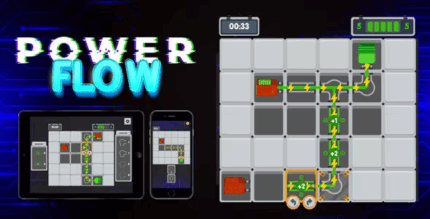 Power flow html5 game codermarket.png