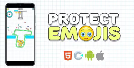 Protect emojis html5 game construct 3 codermarket.jpg