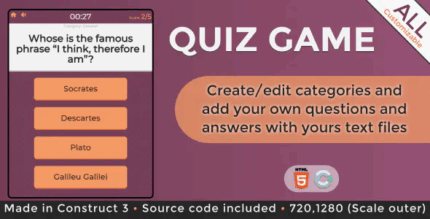 Quiz game html5 casual game codermarket.png