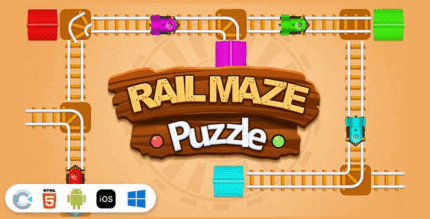 Rail maze puzzle construct 3 html5 codermarket.png