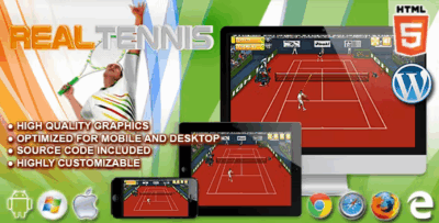 Real tennis html5 sport game codermarket.png