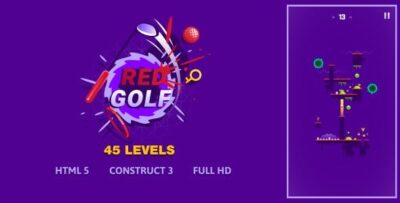 Red golf html5 game construct3 codermarket.jpeg