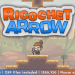 Ricochet arrow html5 casual game codermarket.png