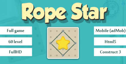 Rope star html5 mobile admob construct 3 codermarket.png