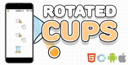 Rotated cups html5 game construct 3 codermarket.png