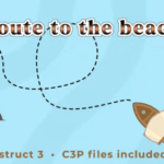 Route to the beach html5 casual game codermarket.png