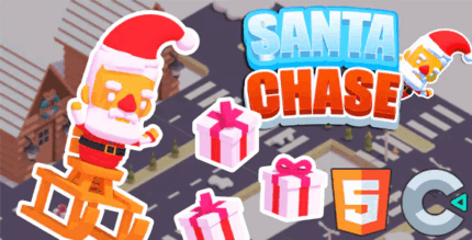 Santa chase html5 game construct 3 codermarket.png