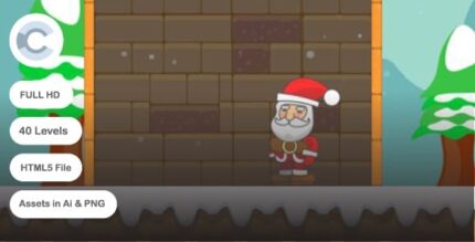 Santa rescue 40 levels construct3 codermarket.jpg