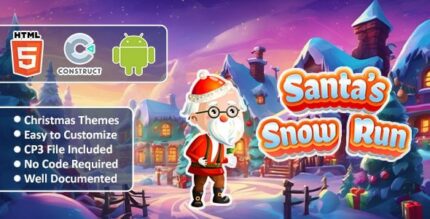 Santas snow run game christmas game html5 construct codermarket.jpg
