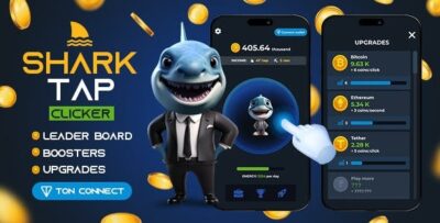 Shark tap clicker game codermarket.jpeg