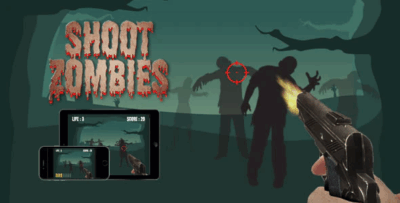 Shoot zombies html5 game codermarket.png