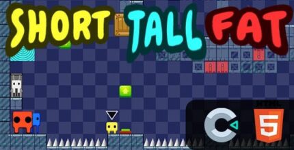 Short tall fat html5 construct 3 puzzle brain test game codermarket.jpg