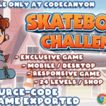 Skateboard challenge html5 game construct3 codermarket.png