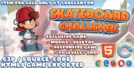 Skateboard challenge html5 game construct3 codermarket.png