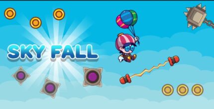 Sky fall construct 3 game html5 codermarket.jpg