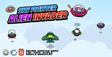 Sky fighter alien invader construct game codermarket.png
